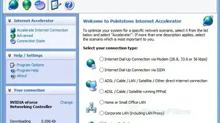 Pointstone Internet Accelerator screenshot
