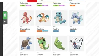 Pokédex screenshot