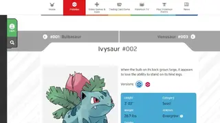 Pokédex screenshot