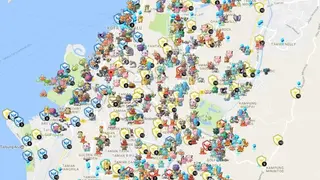 Pokemap screenshot