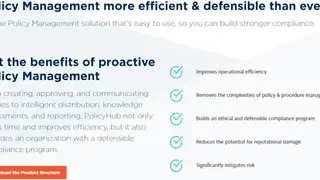 PolicyHub screenshot