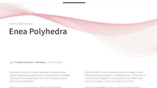 Polyhedra RDBMS screenshot