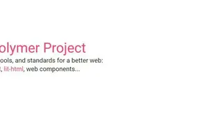 Polymer screenshot