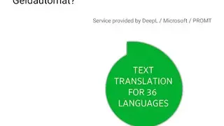 PONS Translator screenshot