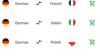 PONS Translator screenshot