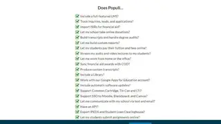 Populi screenshot