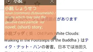 Popup Japanese Dictionary screenshot