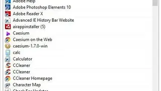 Portable Start Menu screenshot