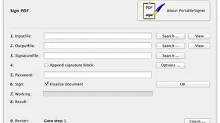 PortableSigner screenshot