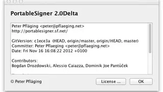 PortableSigner screenshot