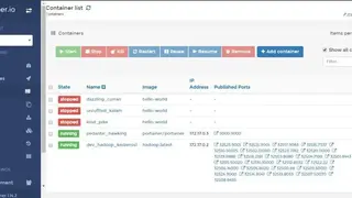 Portainer screenshot