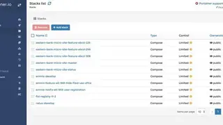 Portainer screenshot