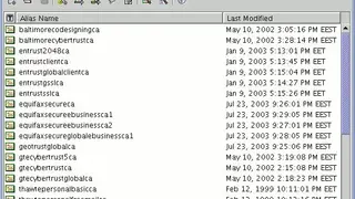 Portecle screenshot