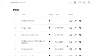 Portfolio CMS screenshot