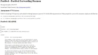 Portfwd screenshot
