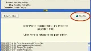 Post2Blog screenshot