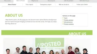 Posteo screenshot