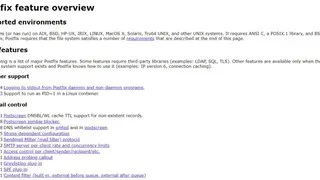Postfix Mail Server screenshot