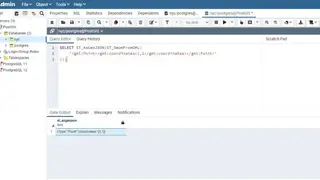 PostGIS screenshot