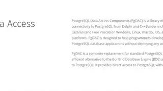 PostgreSQL Data Access Components screenshot