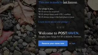 Posthaven screenshot