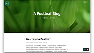 Postleaf screenshot