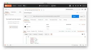 Postman screenshot