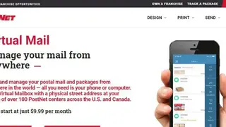 PostNet Virtual Mail screenshot