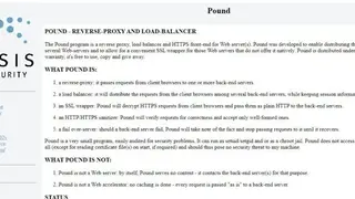 Pound screenshot