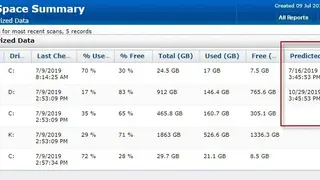 Power Admin Storage Monitor screenshot