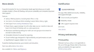 Power BI Connector for Jira screenshot