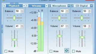 Power mixer screenshot