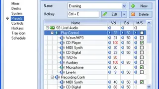 Power mixer screenshot