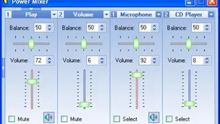 Power mixer screenshot