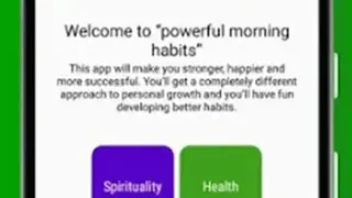 Powerful morning habits screenshot