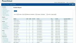 PowerSchool screenshot