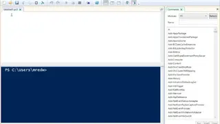 Powershell ISE screenshot