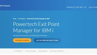 Powertech Exit Point Manager for IBM screenshot