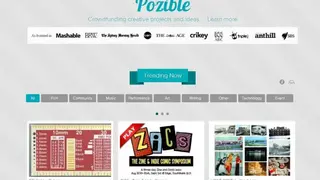 Pozible screenshot