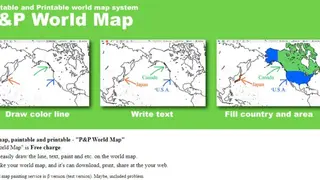 P&P World Map screenshot