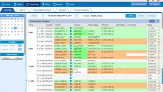 Practice EHR screenshot