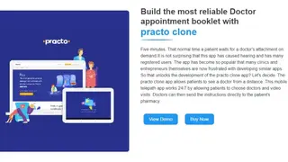 Practo Clone screenshot