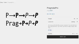 PragmataPro screenshot