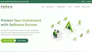 PRAXIS Technology Escrow screenshot