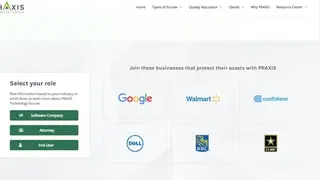 PRAXIS Technology Escrow screenshot