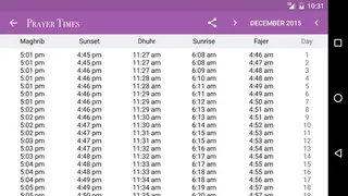 Prayer Times by S.Mustafa screenshot