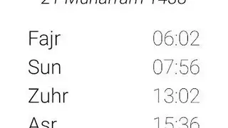 Prayer Times (Namaz Vakti) screenshot