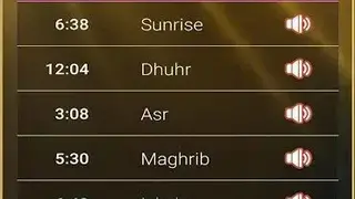 Prayer Timings Muslim Salatuk screenshot