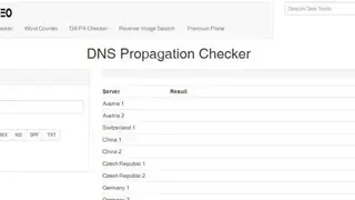 Prepostseo DNS Propagation Checker screenshot