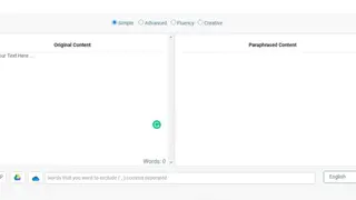 Prepostseo Paraphrasing Tool screenshot